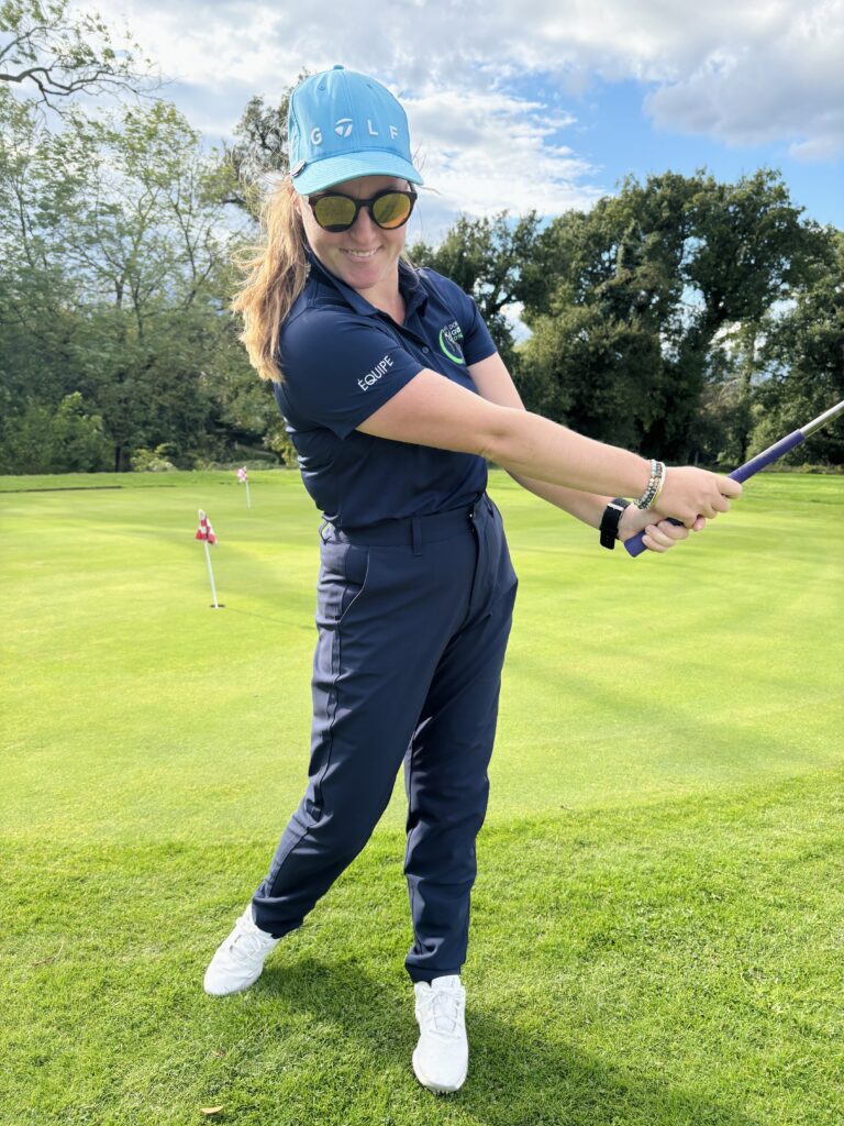 L'école de golf Drôme du Domaine d'Albon propose un encadrement professionnel avec :
Florentine - Professeure Diplômée