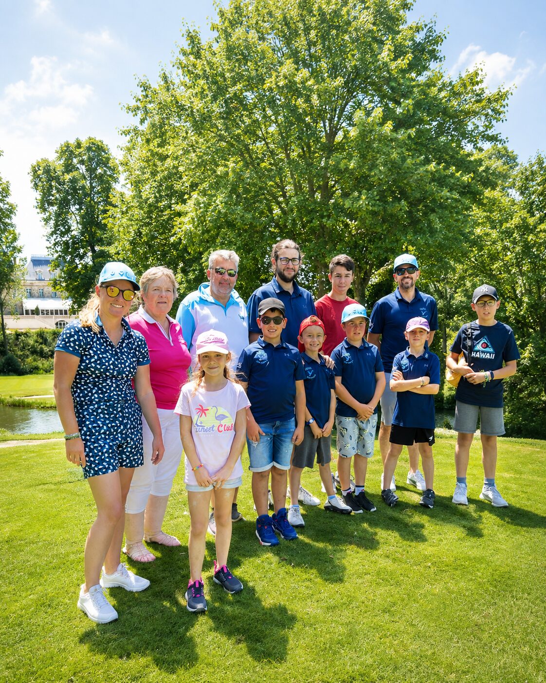 Les jeunes de l'École de Golf du Domaine Golf d'Albon