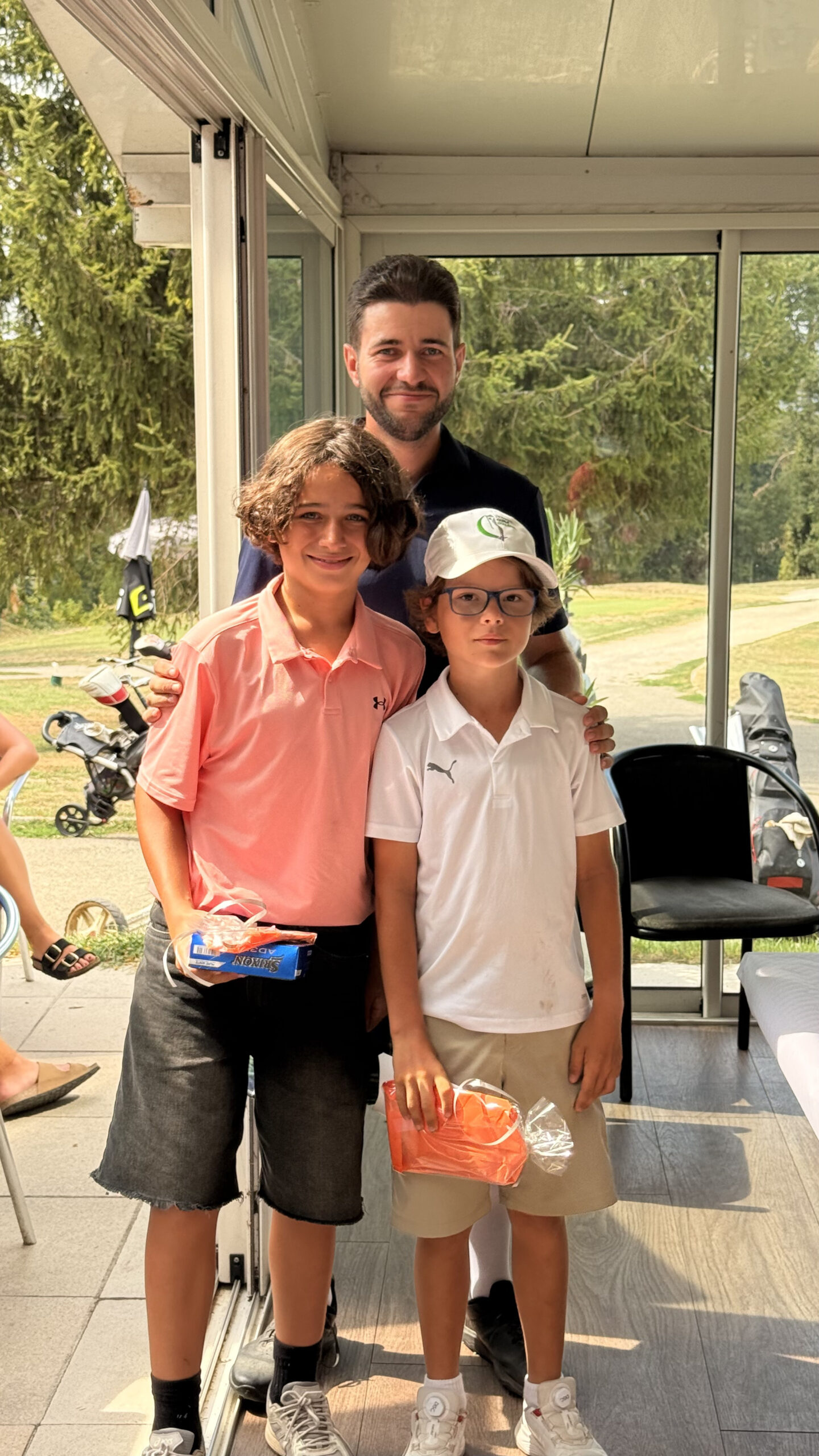 Joueurs lors de la remise des prix de la Semaine d'Albon